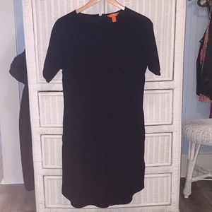 Black dress. Great for all occasions. High-low hem